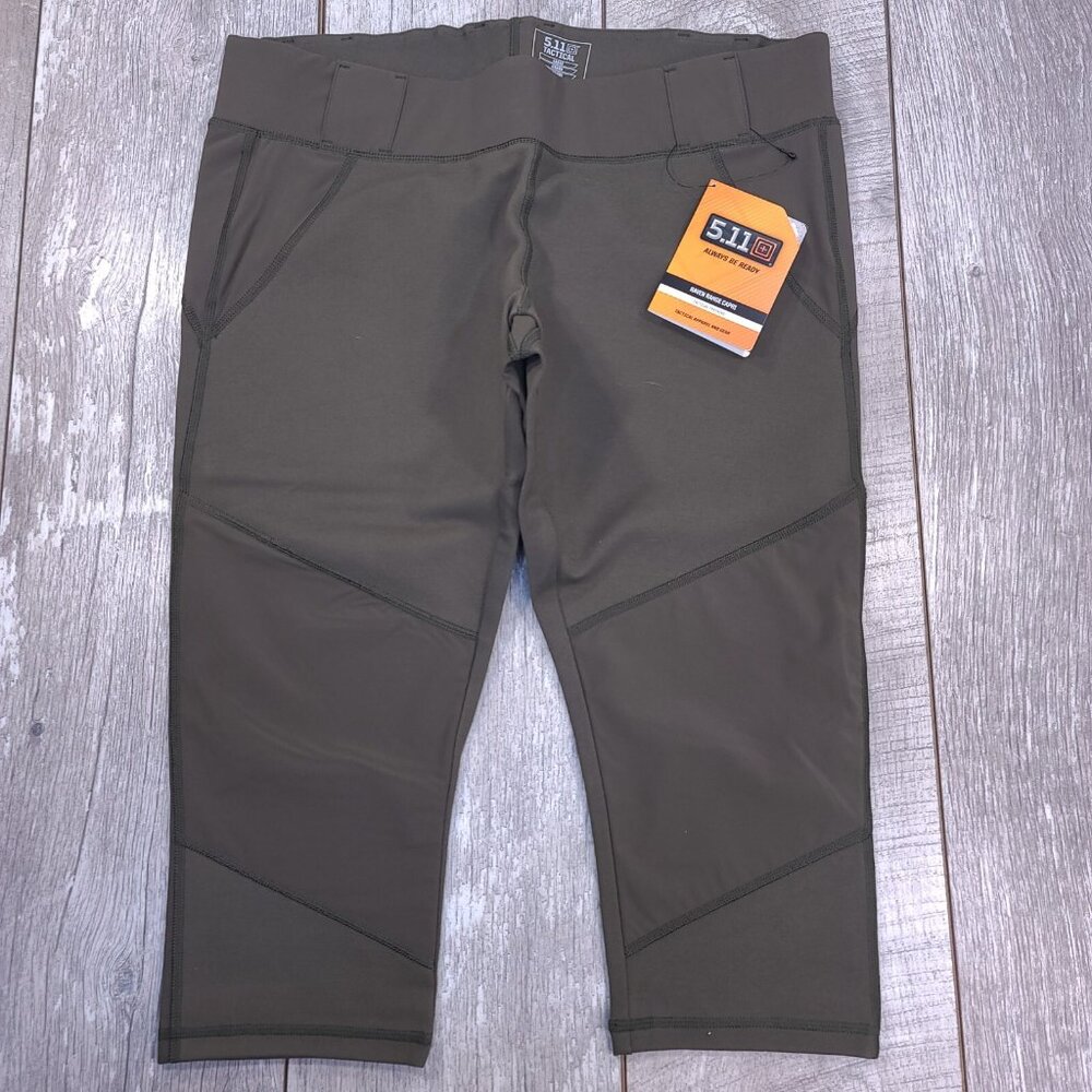 5.11 Tactical Pants Women’s Large Tundra Raven Range Capri Skinny Stretch